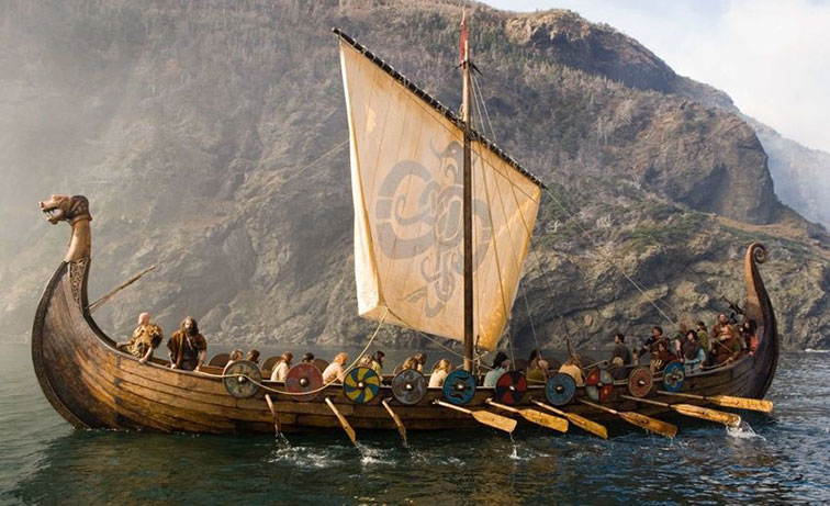 Longboats vikings