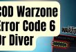 error code 6 diver warzone fix 3